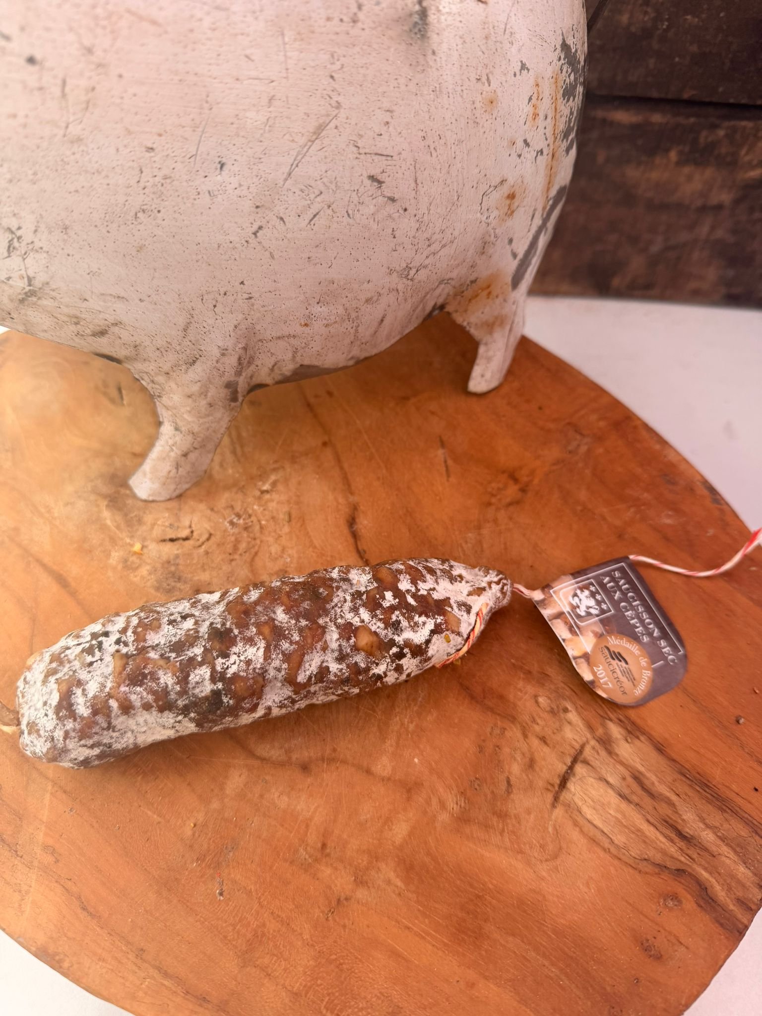 Saucisson aux Cèpes